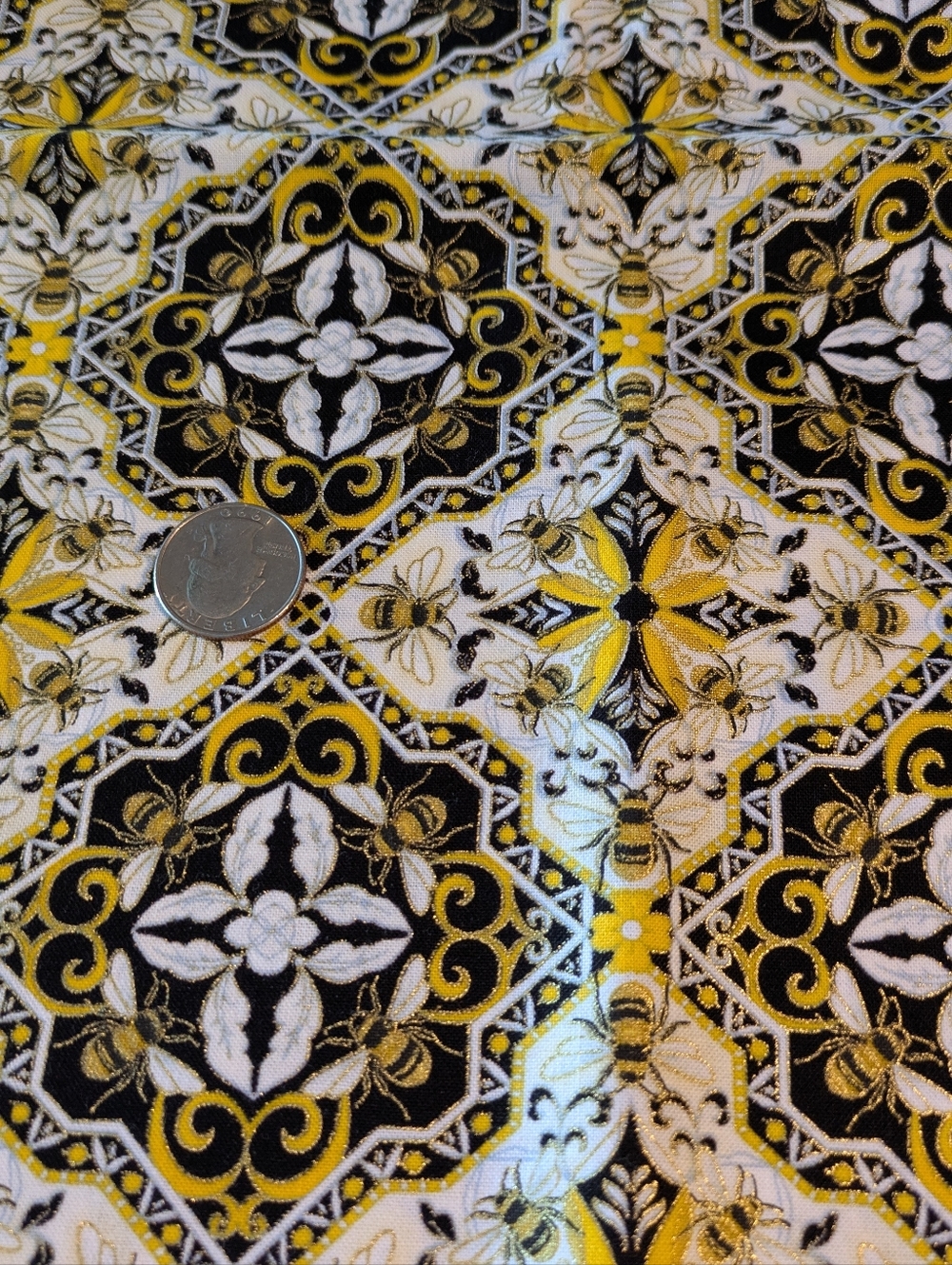 Bee Cotton Fabric By The Yard Back In Stock